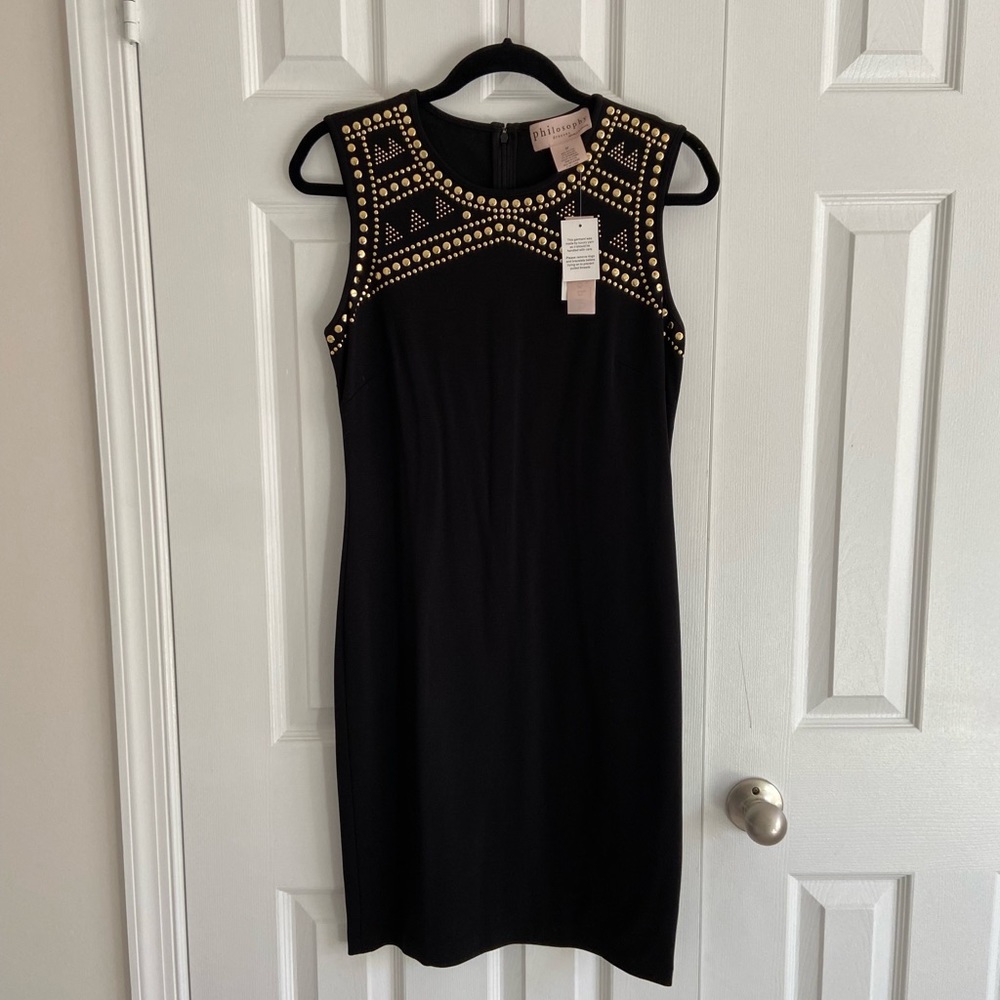 NWT Philosophy metal stud dress (Med)